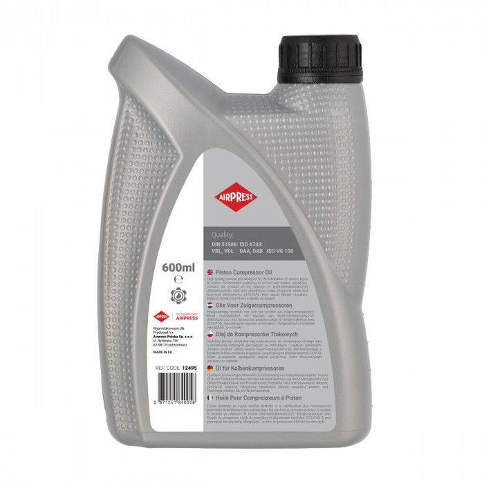 Olej pro pístové kompresory 0.6 l