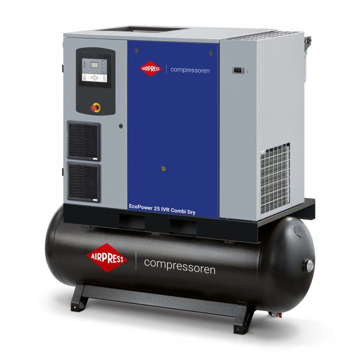 Šroubový kompresor EcoPower 25 IVR Combi Dry 13 bar 25 HP/18.5 kW 2293 - 3332 l/min 500 l