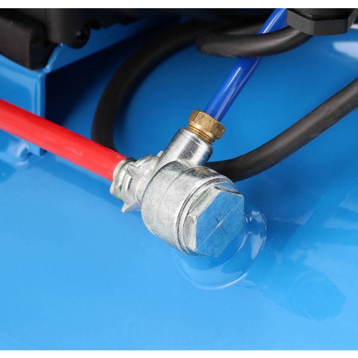Tichý bezolejový dvoupístový kompresor LMO 15-210 10 bar 0.75 HP/0.55 kW 168 l/min 15 l