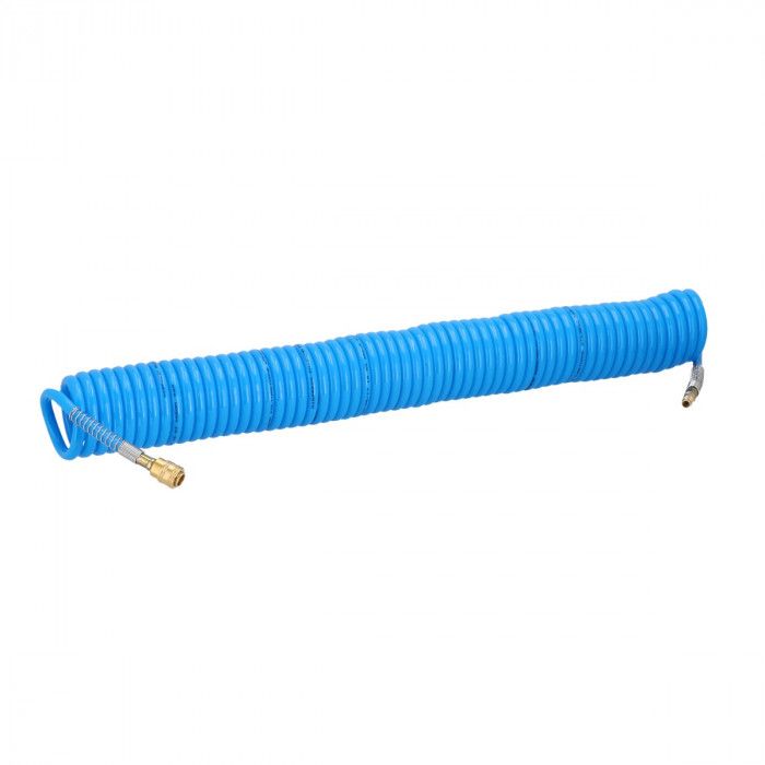 Zesílená PU spirálová pneumatická hadice 15 m fi 12 x 8 mm