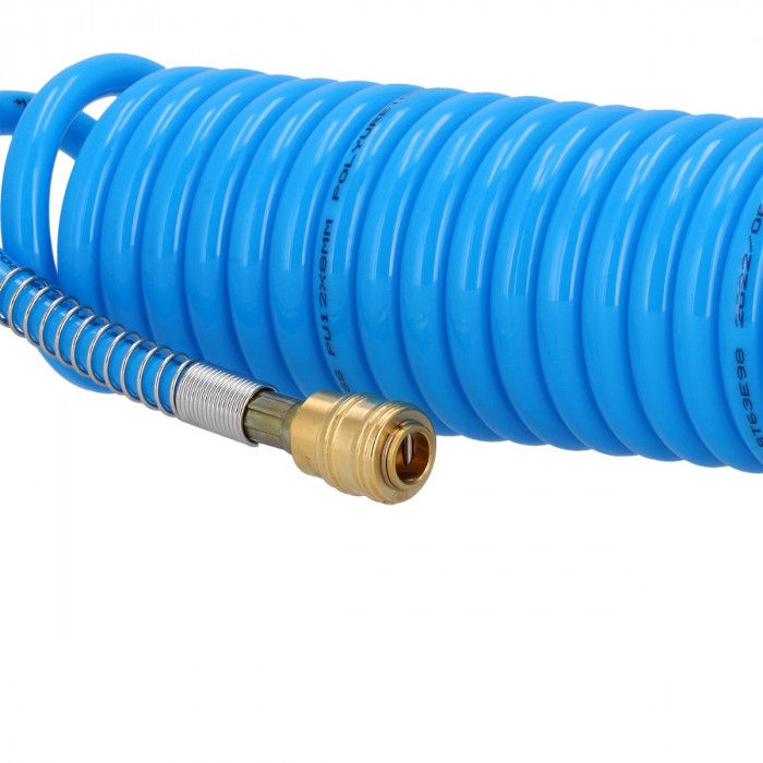 Zesílená PU spirálová pneumatická hadice 15 m fi 12 x 8 mm