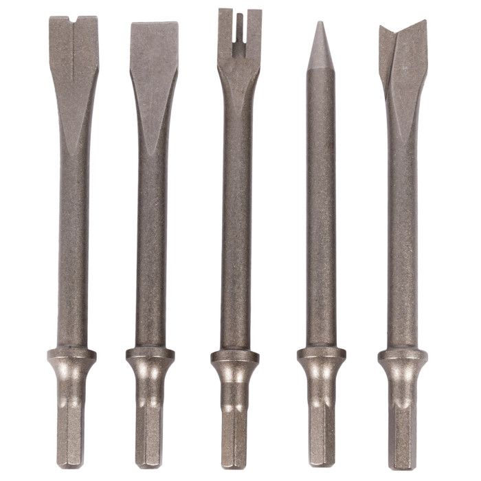 Pneumatický kladivo 3/4" 283 l/min + dláta (5 kusů) - sada