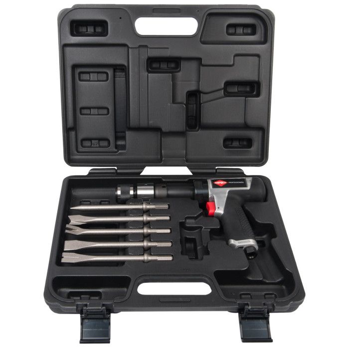 Pneumatický kladivo 3/4" 283 l/min + dláta (5 kusů) - sada