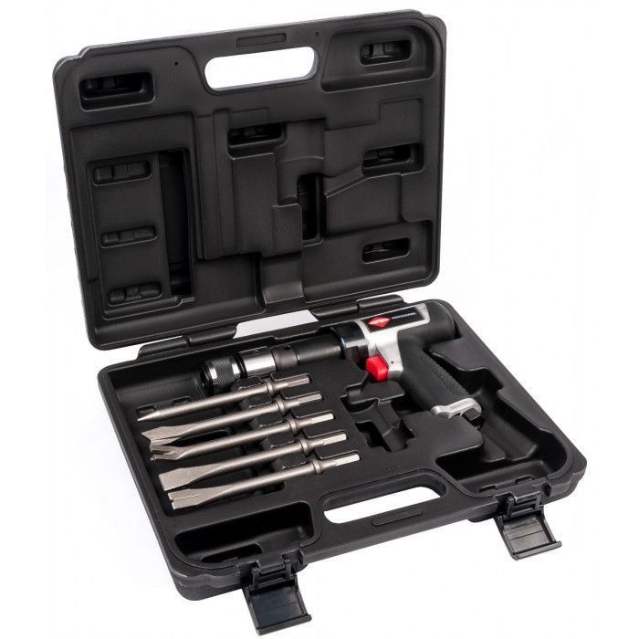 Pneumatický kladivo 3/4" 283 l/min + dláta (5 kusů) - sada