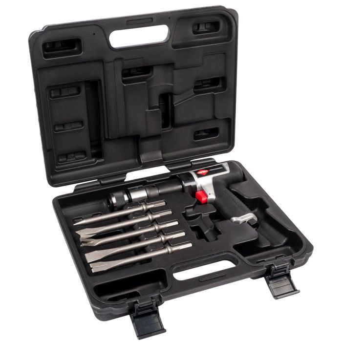 Pneumatický kladivo 3/4" 283 l/min + dláta (5 kusů) - sada
