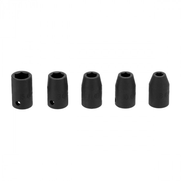 Pneumatický rázový utahovák 1/2" s kovanými klíči (10 kusů) - sada mechanika