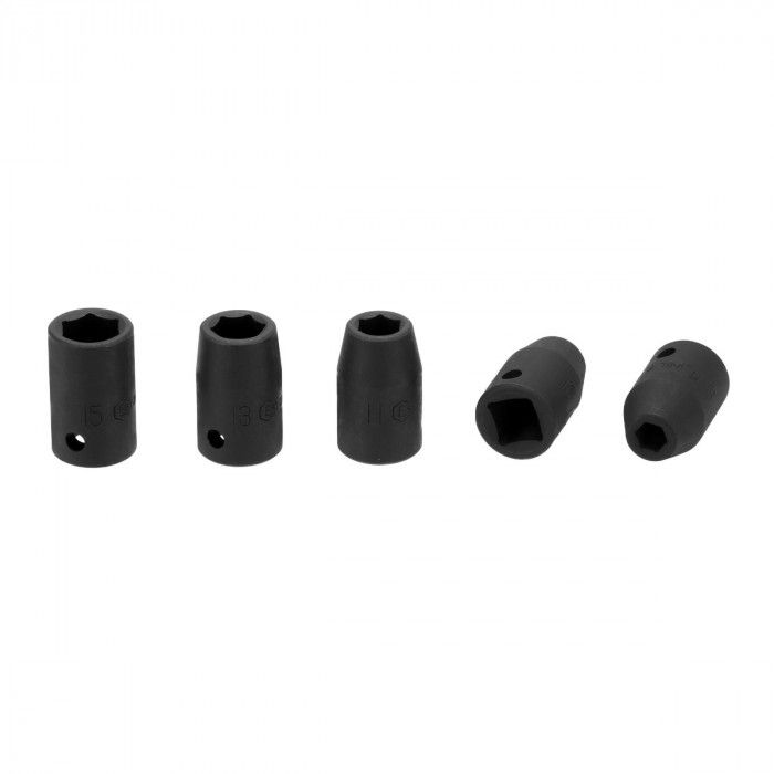 Pneumatický rázový utahovák 1/2" s kovanými klíči (10 kusů) - sada mechanika