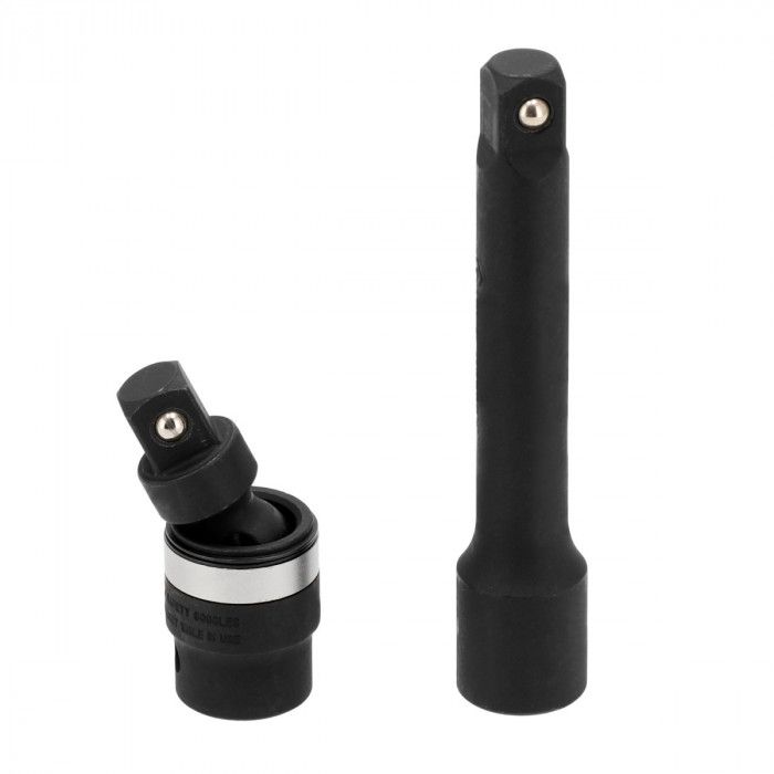 Pneumatický rázový utahovák 1/2" s kovanými klíči (10 kusů) - sada mechanika