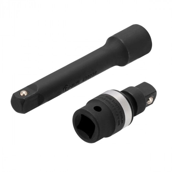 Pneumatický rázový utahovák 1/2" s kovanými klíči (10 kusů) - sada mechanika