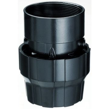 Hliníková trubková spojka 63 mm 2 1/2" s vnitřním závitem Hliníková trubková spojka 63 mm 2 1/2" s vnitřním závitem