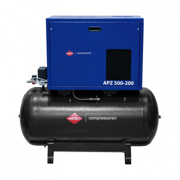 Tichý dvoupístový kompresor APZ 500-200 10 bar 4 HP/3 kW 378 l/min 200 l