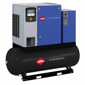 Šroubový kompresor APS 10DD IVR Combi Dry 12.5 bar 10 HP/7.5 kW 270-1260 l/min 500 l