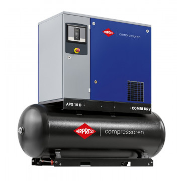 Šroubový kompresor APS 10D Combi Dry G3 13 bar 10 HP/7.5 kW 884 l/min 500 l