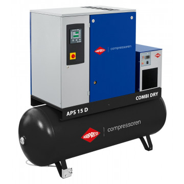 Šroubový kompresor APS 15D Combi Dry 8 bar 15 HP/11 kW 1665 l/min 500 l