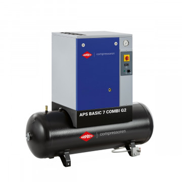 Šroubový kompresor APS 7 Basic G2 Combi 10 bar 7.5 HP/5.5 kW 690 l/min 200 l