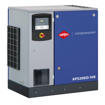 Šroubový kompresor APS 20DD IVR 12.5 bar 20 HP/15 kW 258-2290 l/min