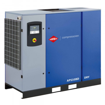 Šroubový kompresor APS 35BD Dry 10 bar 35 HP/26 kW 3935 l/min