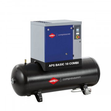 Šroubový kompresor APS 10 Basic Combi 13 bar 10 HP/7.5 kW 780 l/min 500 l