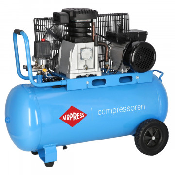 Dvoupístový kompresor HL 340-90 10 bar 3 HP/2.2 kW 272 l/min 90 l