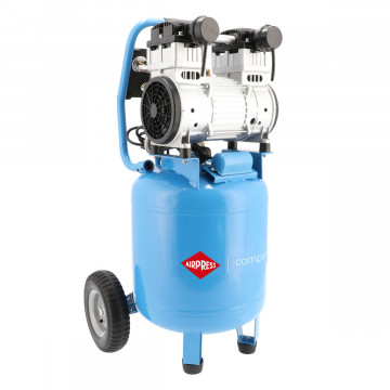 Tichý bezolejový dvoupístový kompresor LMVO 40-250 8 bar 2 HP/1.5 kW 150 l/min 38 l vertikální