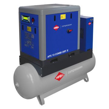 Šroubový kompresor APS 10 Combi Dry X 10 bar 10 HP/7.5 kW 920 l/min 500 l