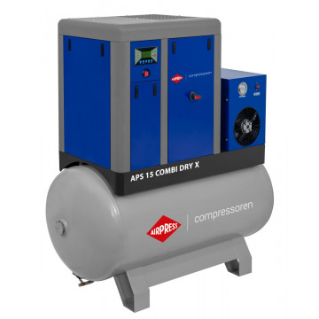 Šroubový kompresor APS 15 Combi Dry X 10 bar 15 HP/11 kW 1410 l/min 500 l