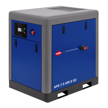 Šroubový kompresor APS X 7.5 IVR G2 10 bar 7.5 HP/5.5 kW 290-790 l/min