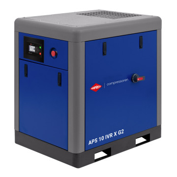 Šroubový kompresor APS X 10 IVR G2 10 bar 10 HP/7,5 kW 380 - 1050 l/min