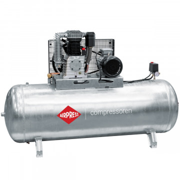 Dvoupístový kompresor G 1000-500 Pro 11 bar 7.5 HP/5.5 kW 400V 665 l/min 500 l galvanizovaný