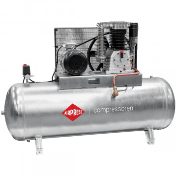 Dvoupístový kompresor G 1500-500 Pro 11 bar 10 HP/7.5 kW 400V 747 l/min 500 l galvanizovaný