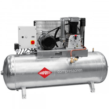 Dvoupístový kompresor G 1500-500 SD Pro 14 bar 10 HP/7.5 kW 400V 596 l/min 500 l galvanizovaný- trojúhelníkovo-hvězdicové zapojení