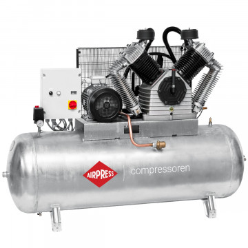 Kompresor G 2500-500 SD Pro 11 bar 20 HP/15 kW 400V 1420 l/min 500 l - galvanizovaný- trojúhelníkovo-hvězdicové zapojení