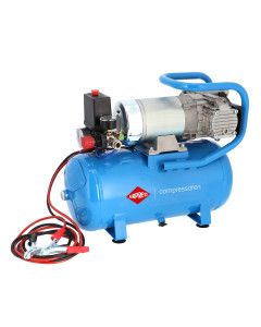 Tichý bezolejový dvoupístový kompresor DC 24-225/15 10 bar 0.75 HP/0.55 kW 24V 180 l/min 15 l