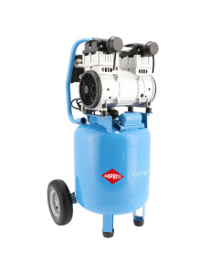 Tichý bezolejový dvoupístový kompresor LMVO 40-250 8 bar 2 HP/1.5 kW 150 l/min 38 l vertikální