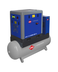 Šroubový kompresor APS 7.5 Combi Dry X 10 bar 7.5 HP/ 5.5 kW 690 l/min 500 l